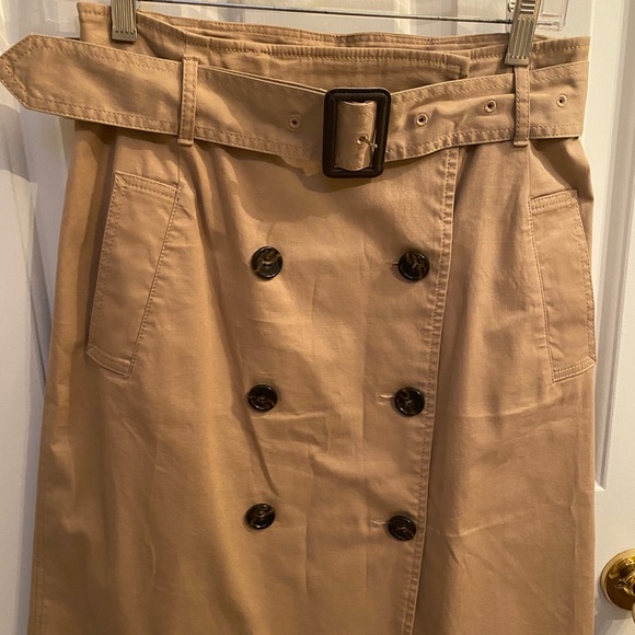 Talbots Classic Button Front Skirt - Picture 1 of 6